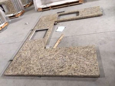 サンタ チェチリア中の花こう岩のカウンター トップ